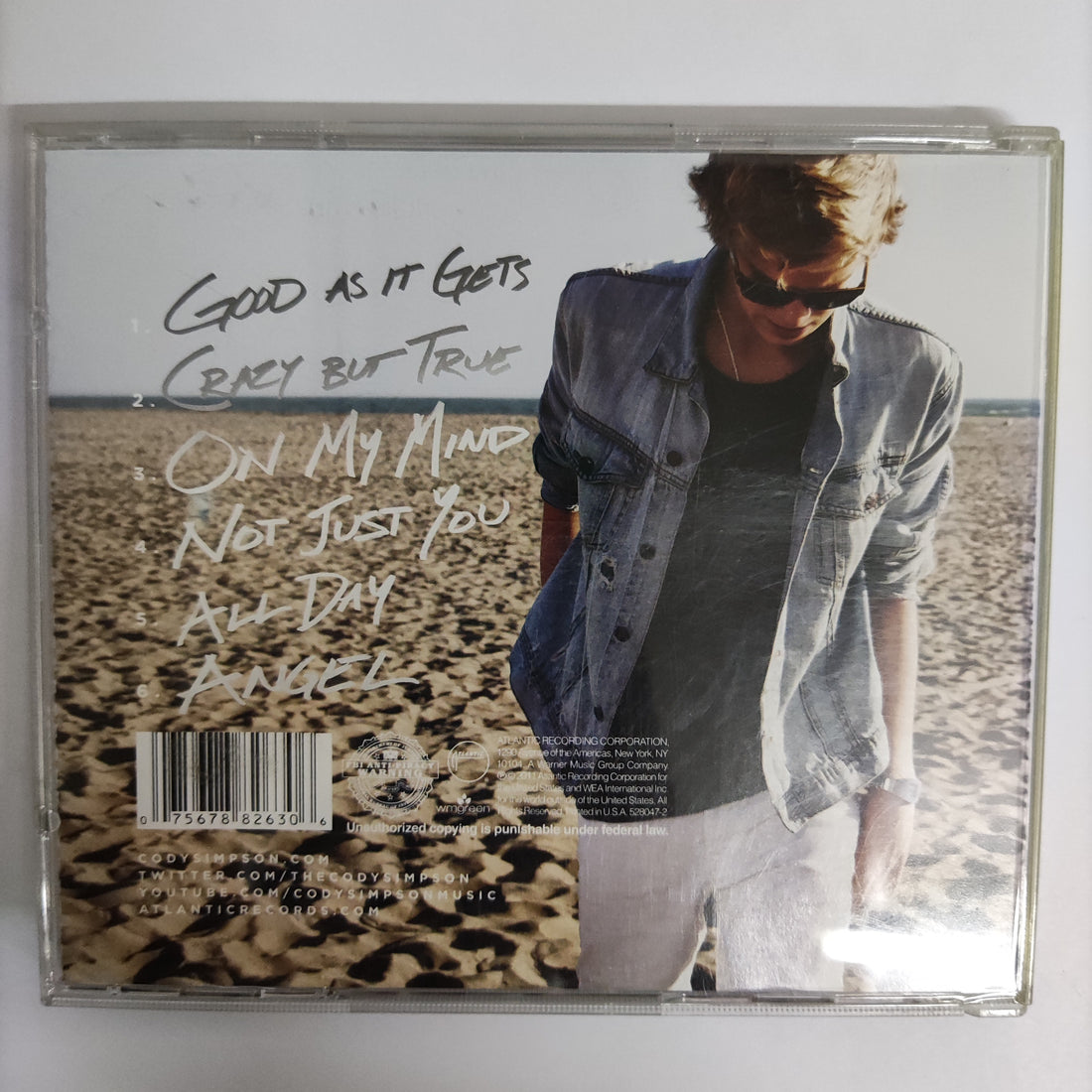 ซีดี Cody Simpson - Coast To Coast Ep CD VG+