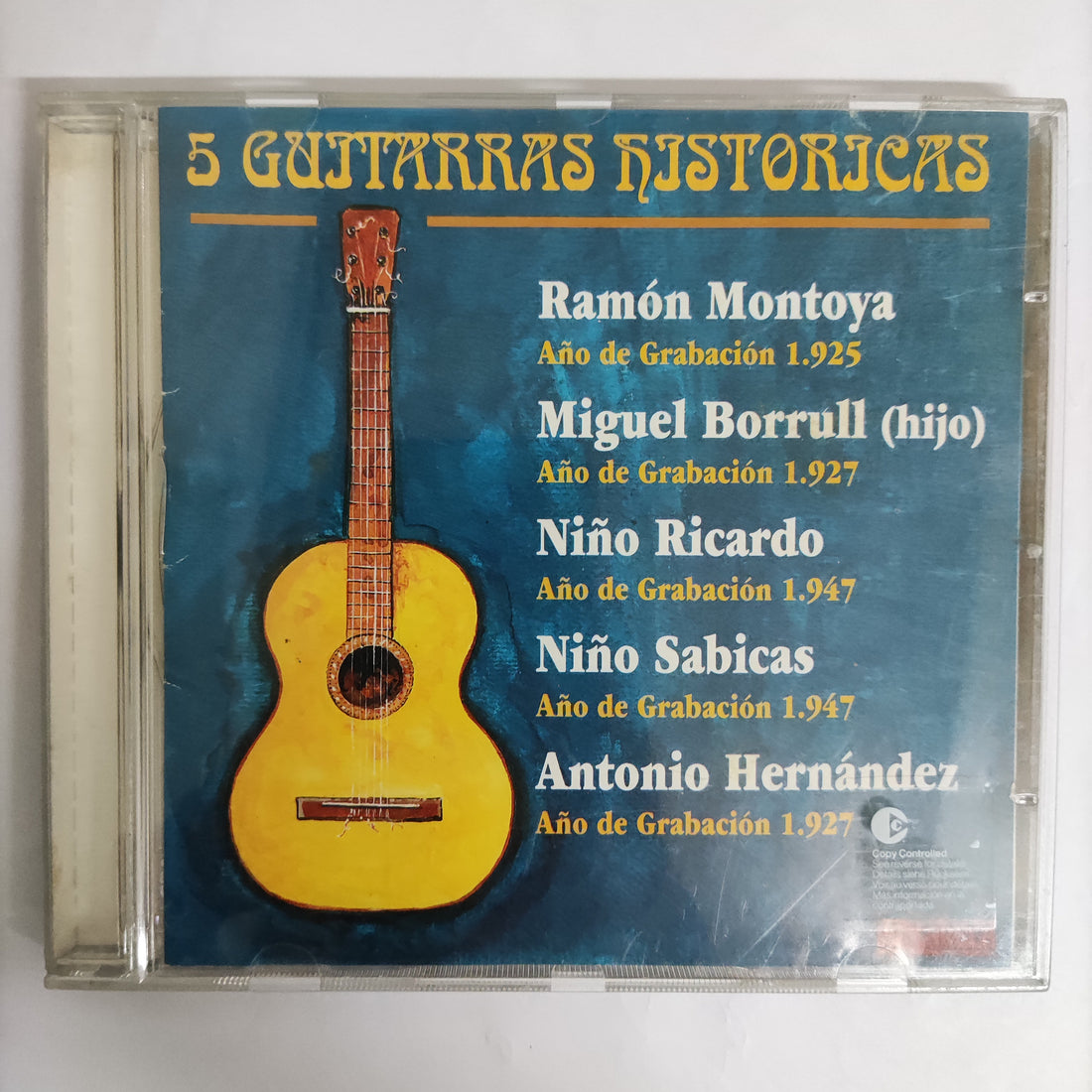 ซีดี Various - 5 Guitarras Historicas CD VG+