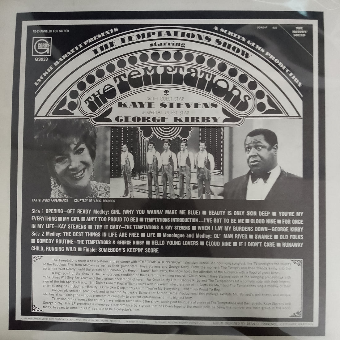 แผ่นเสียง The Temptations - The Temptations Show Vinyl VG+