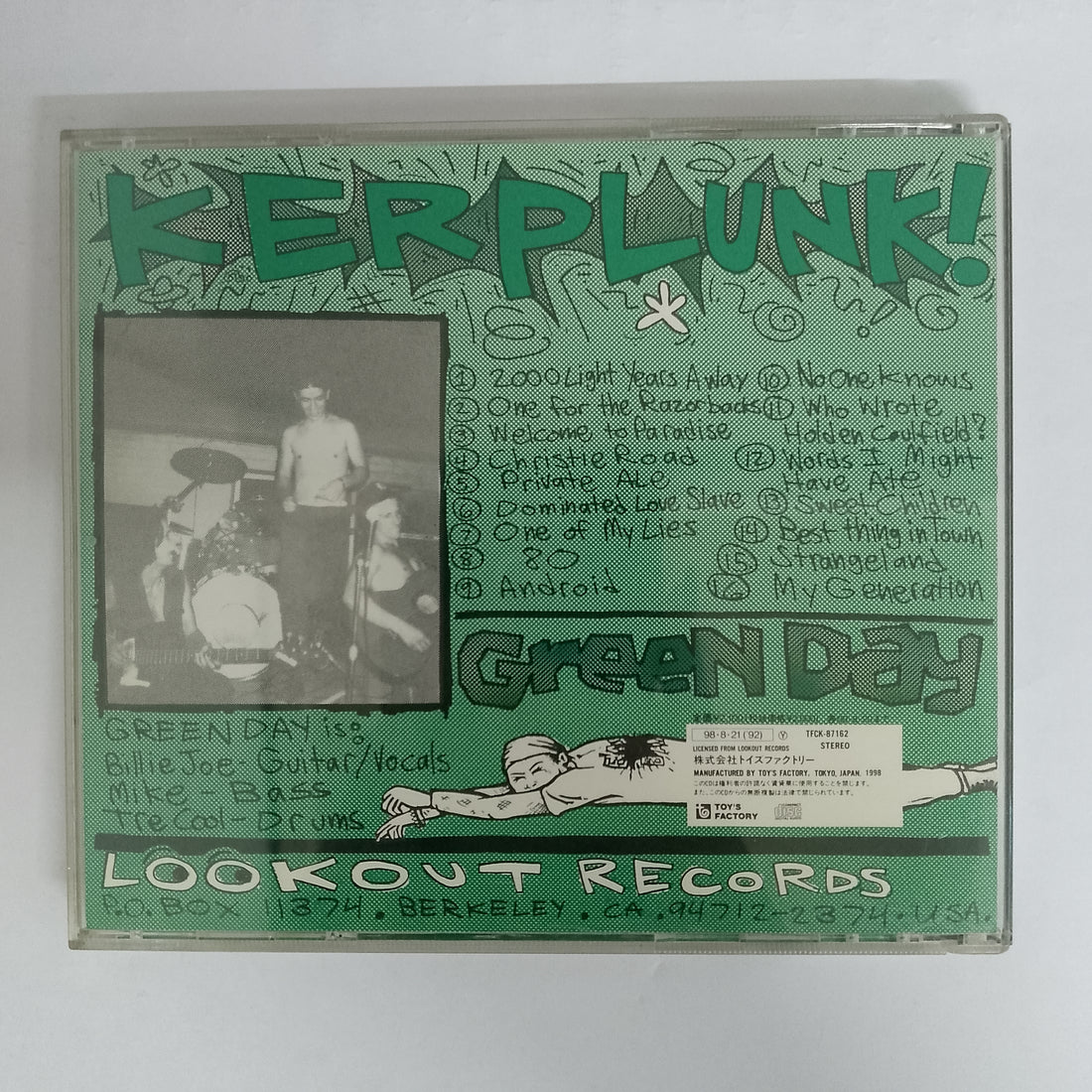 ซีดี Green Day - Kerplunk CD VG+