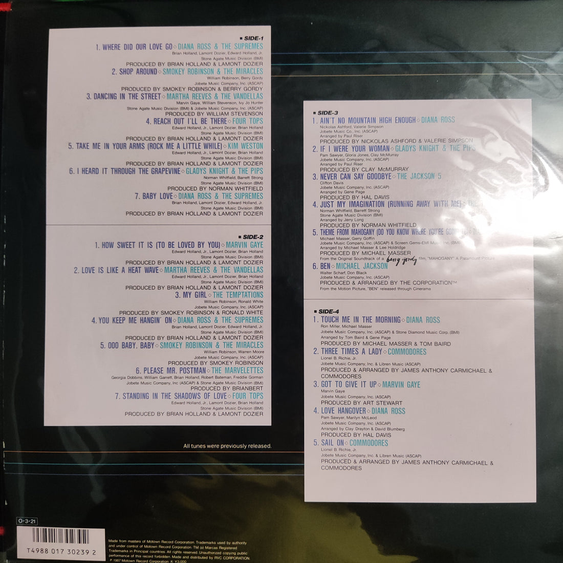 แผ่นเสียง Every Great Motown Song - The First 25 Years The 1960's & 70's Vol. 1 Vinyl VG 2LPs