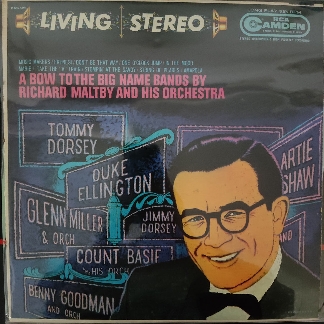 แผ่นเสียง Richard Maltby And His Orchestra - A Bow To The Big Name Bands Vinyl VG+