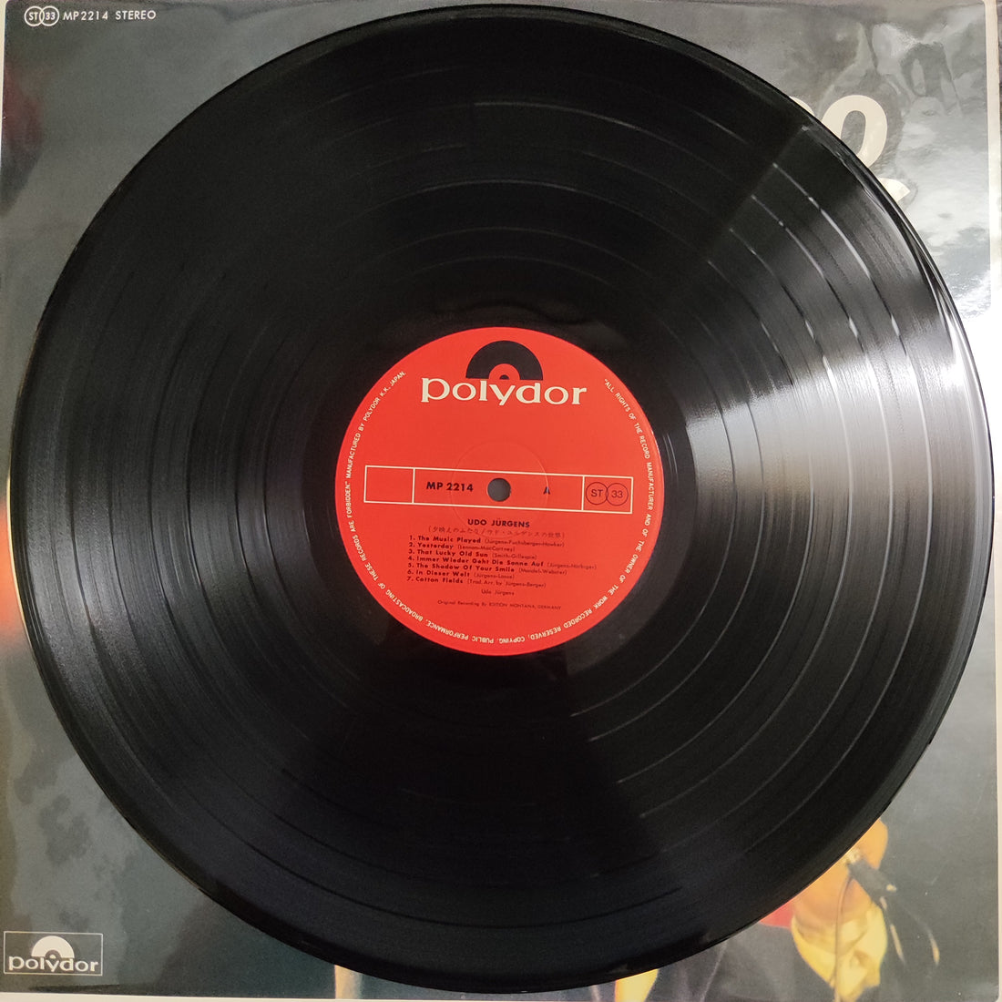 แผ่นเสียง Udo Jürgens - Udo Jürgens Vinyl VG+