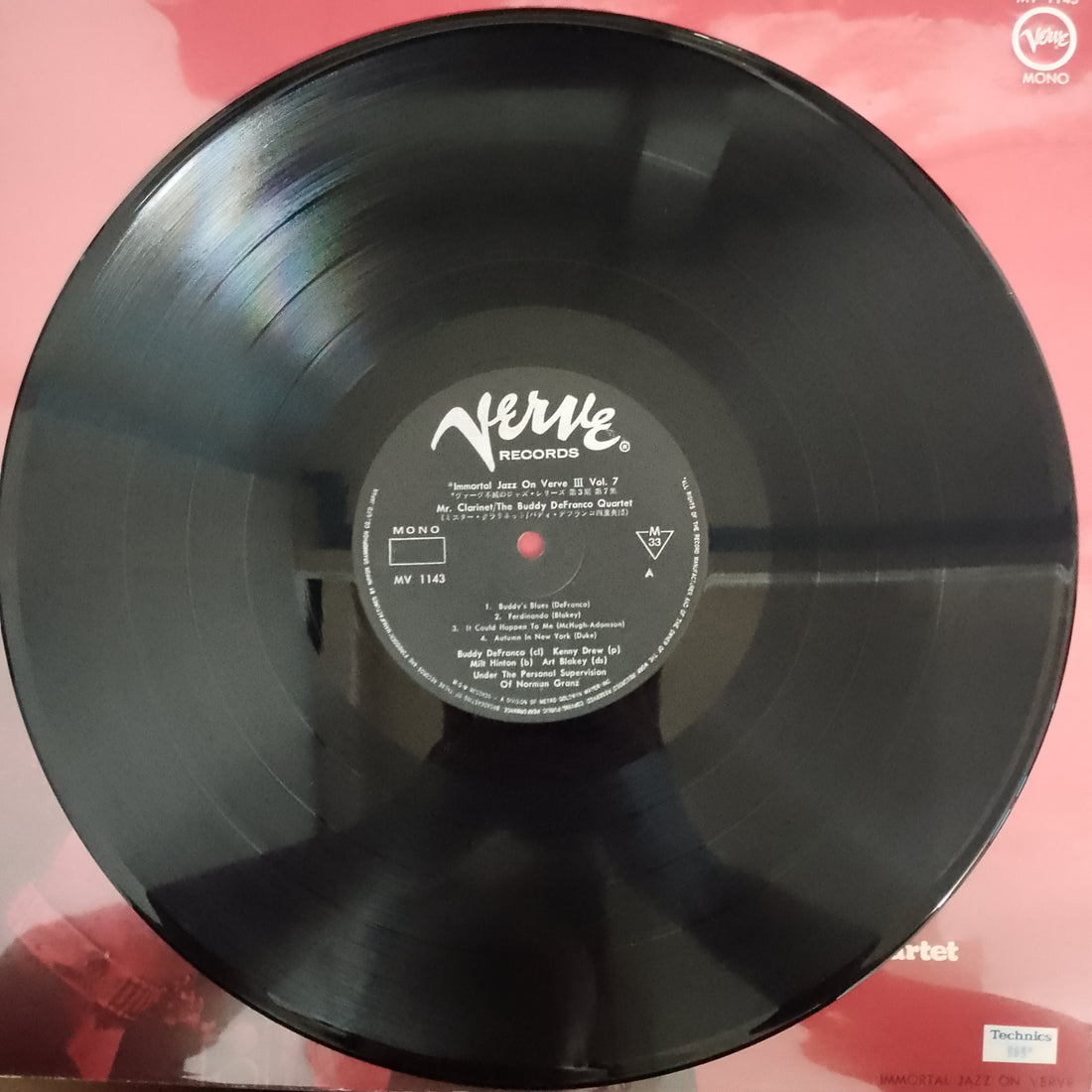 แผ่นเสียง Buddy DeFranco Quartet - Mr. Clarinet Vinyl VG+