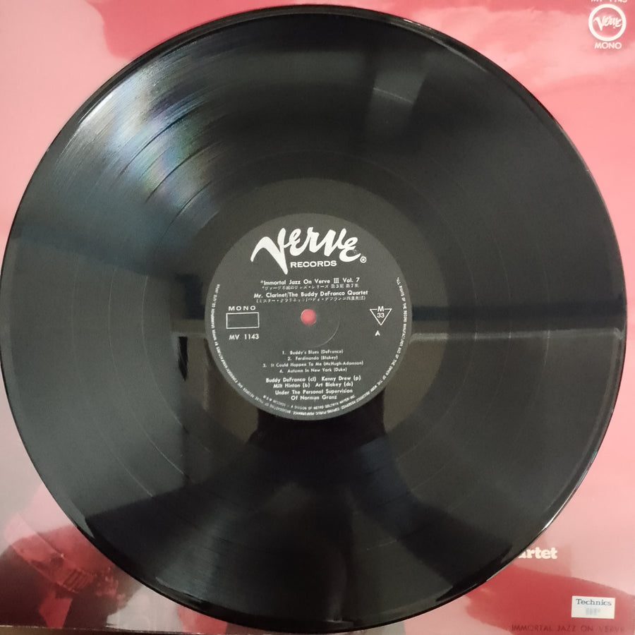 แผ่นเสียง Buddy DeFranco Quartet - Mr. Clarinet Vinyl VG+