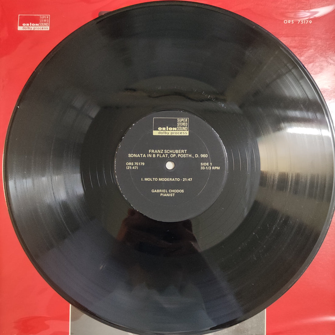 แผ่นเสียง Gabriel Chodos - Schubert Sonata In B Flat Major Op. Posth. D.960 Vinyl VG+