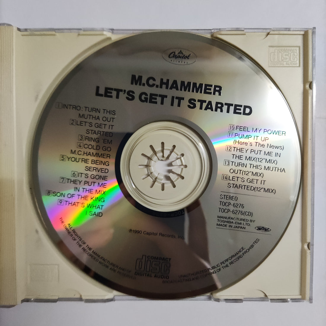 ซีดี MC Hammer - Let's Get It Started CD VG+