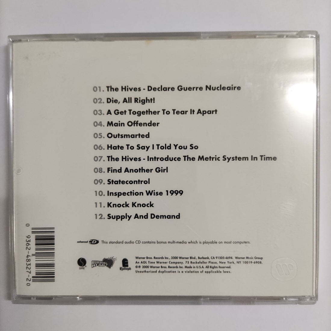 ซีดี The Hives - Veni Vidi Vicious CD VG+