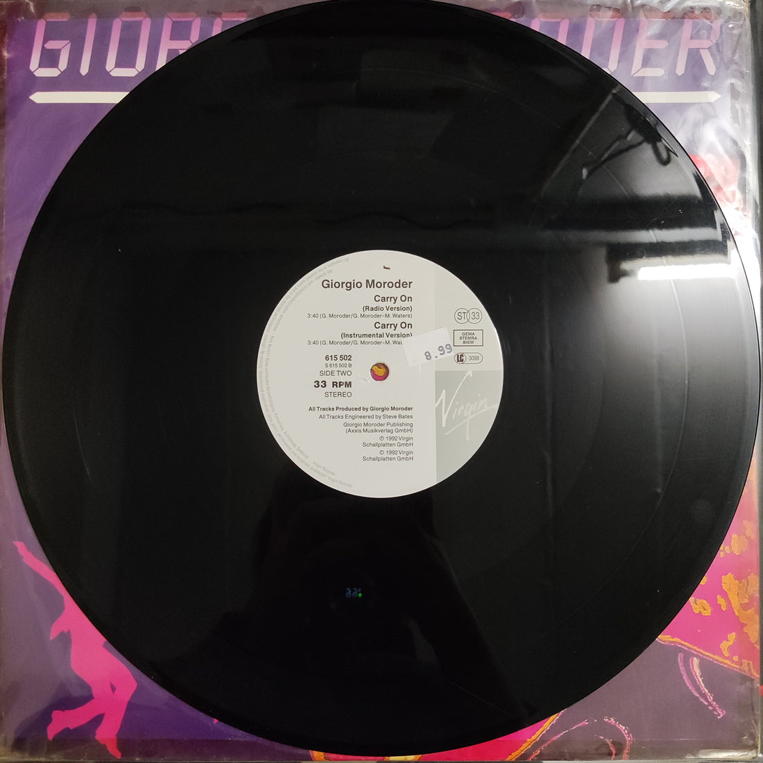 แผ่นเสียง Giorgio Moroder Featuring Donna Summer - Carry On Vinyl VG+