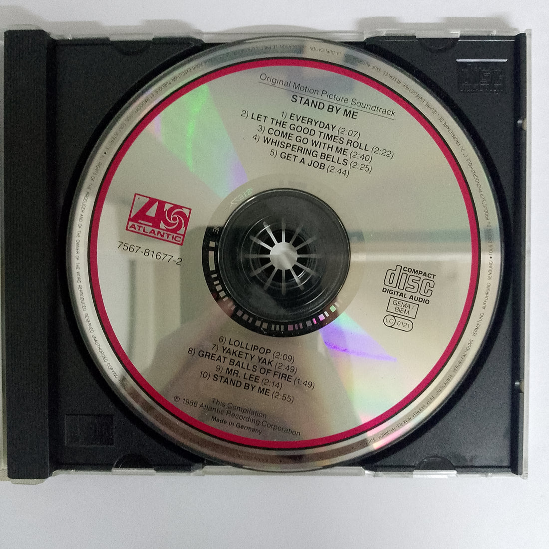 ซีดี Various - Stand By Me Original Motion Picture Soundtrack CD VG