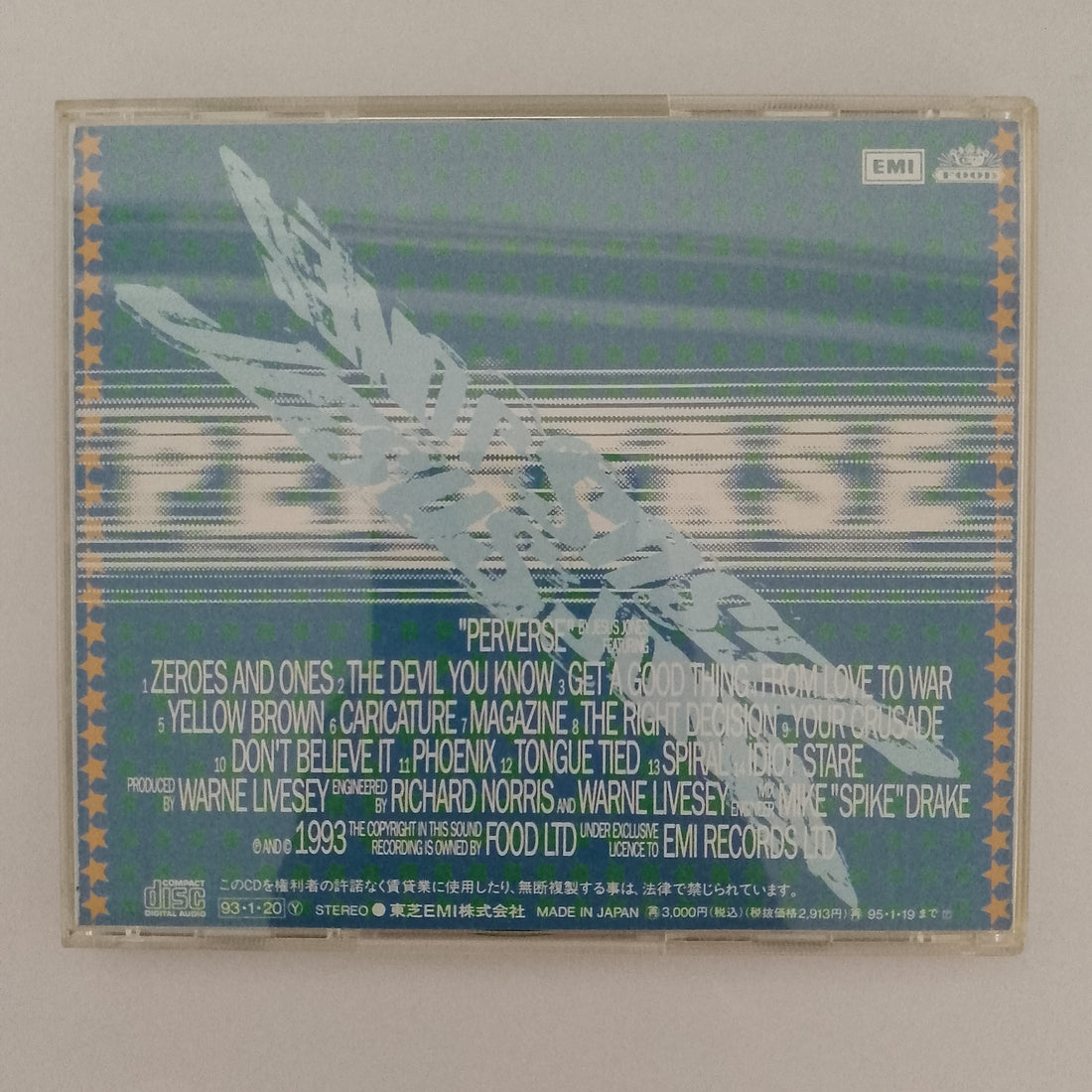 ซีดี Jesus Jones - Perverse CD VG+