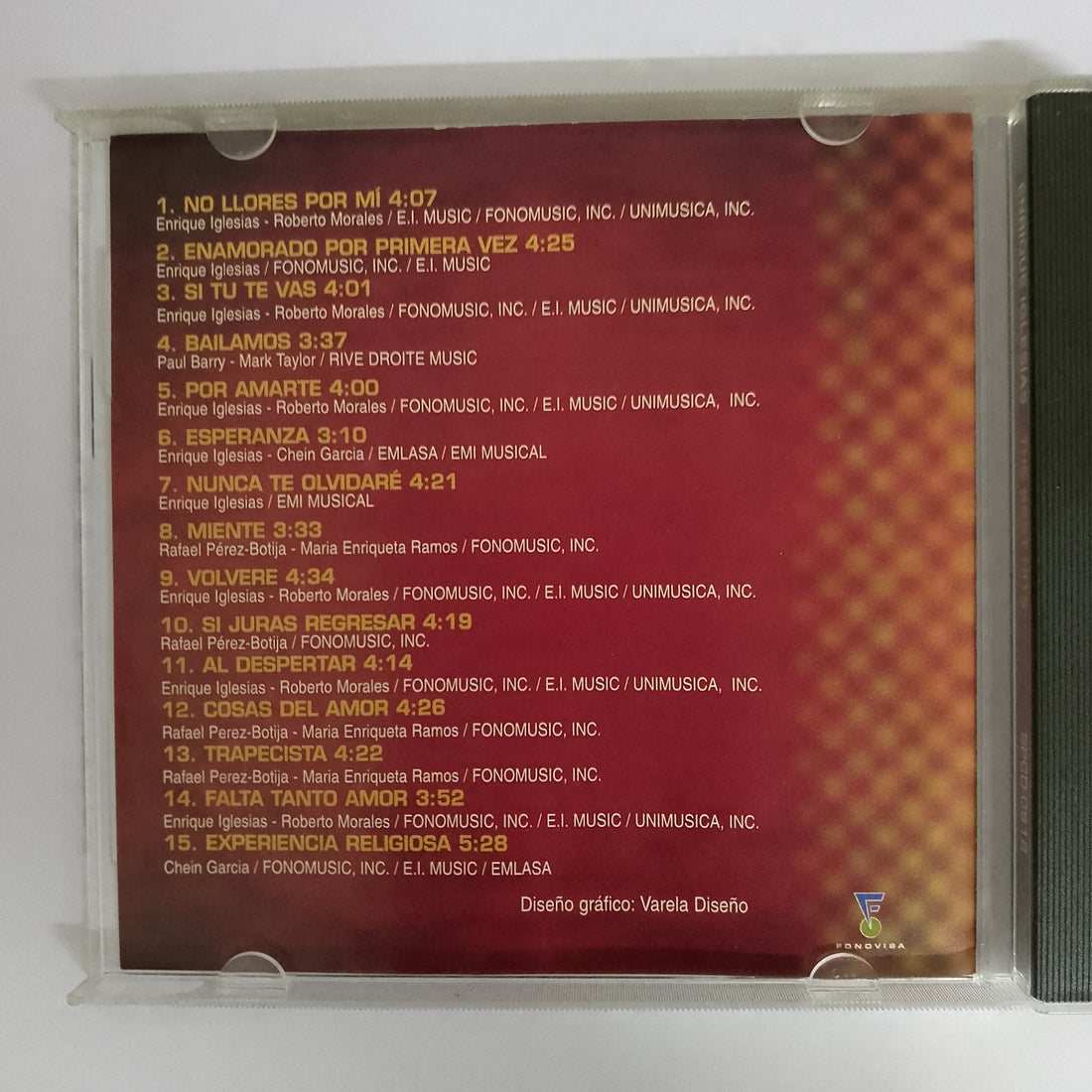 ซีดี Enrique Iglesias - The Best Hits CD VG