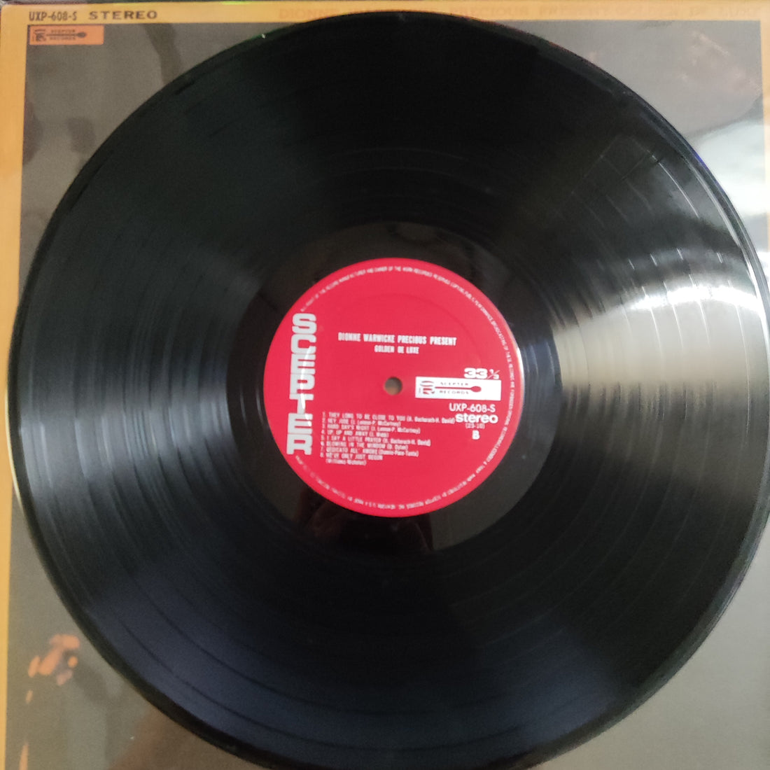 แผ่นเสียง Dionne Warwick = Dionne Warwick - Dionne Warwicke Precious Present : Golden De Luxe = ディオンヌ・ワーウィック・プレシアス・プレゼント : ゴールデン・デラックス Vinyl VG+