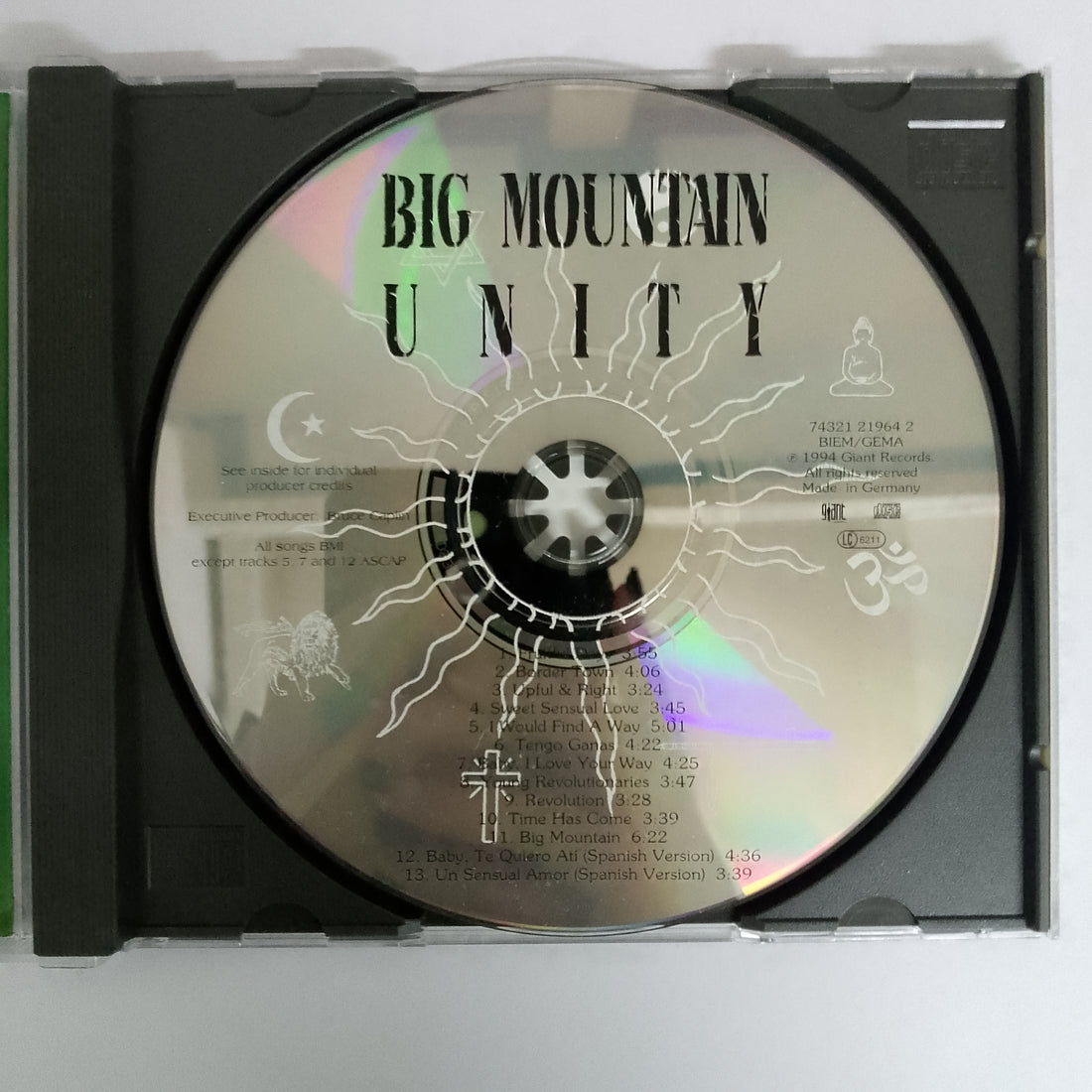 ซีดี Big Mountain - Unity CD VG+