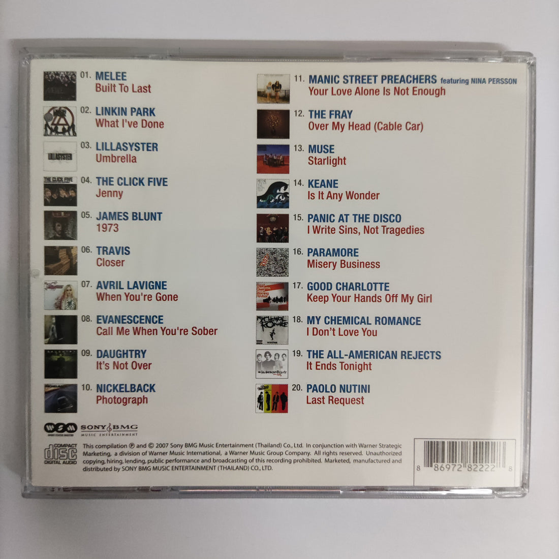 ซีดี Various - 20 Of The Biggest Rock Hits Today Rock Hits CD NM