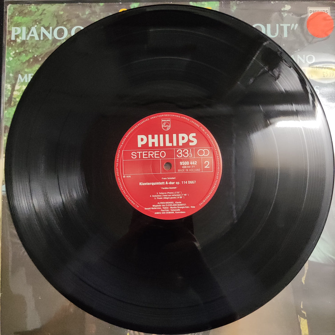 แผ่นเสียง Franz Schubert - Alfred Brendel, Members Of The Cleveland Quartet, James VanDemark - Piano Quintet, Op. 114 "Trout" Vinyl VG+