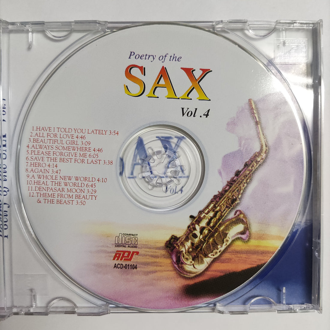 ซีดี Bruce Carera - Poetry Of The Sax Vol.4 CD NM