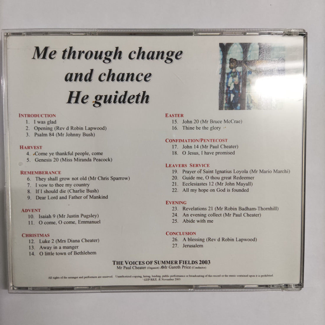 ซีดี Various - Me through Change And Chance He Guideth CD VG+