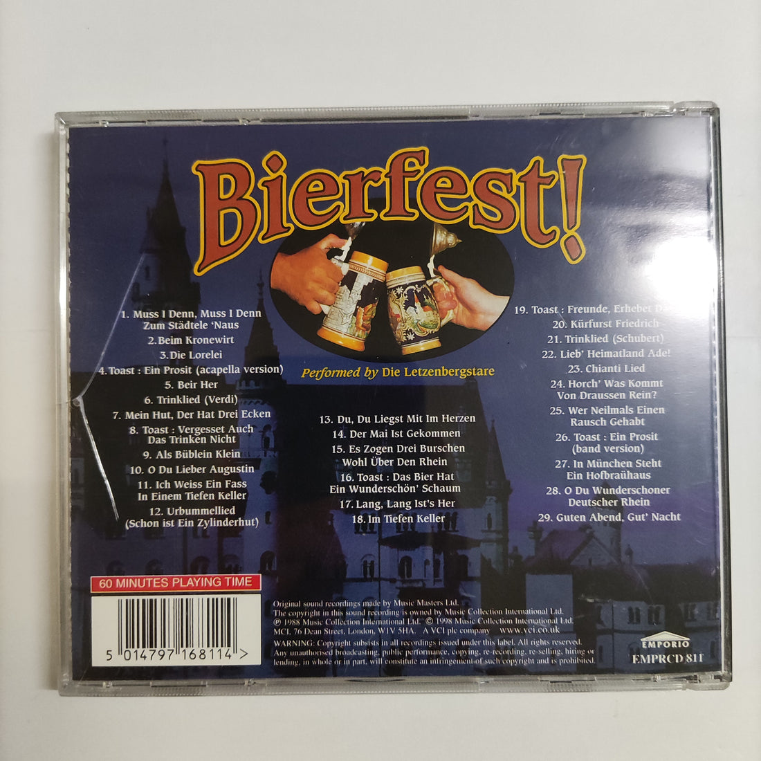 ซีดี Die Letzenbergstare - Bierfest! CD VG+