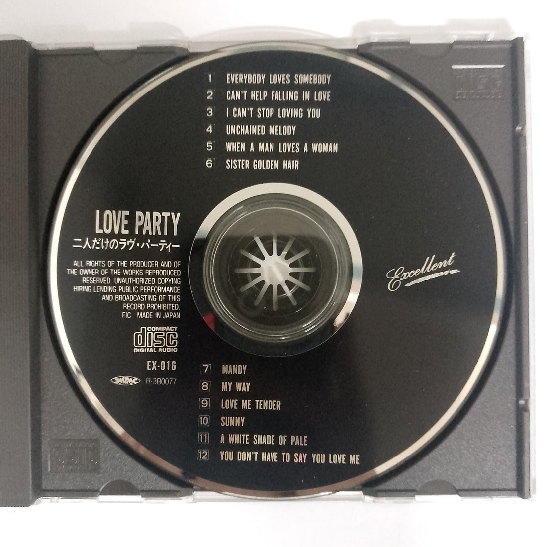 ซีดี Various - Love Party - I Can't Stop Loving You CD VG+