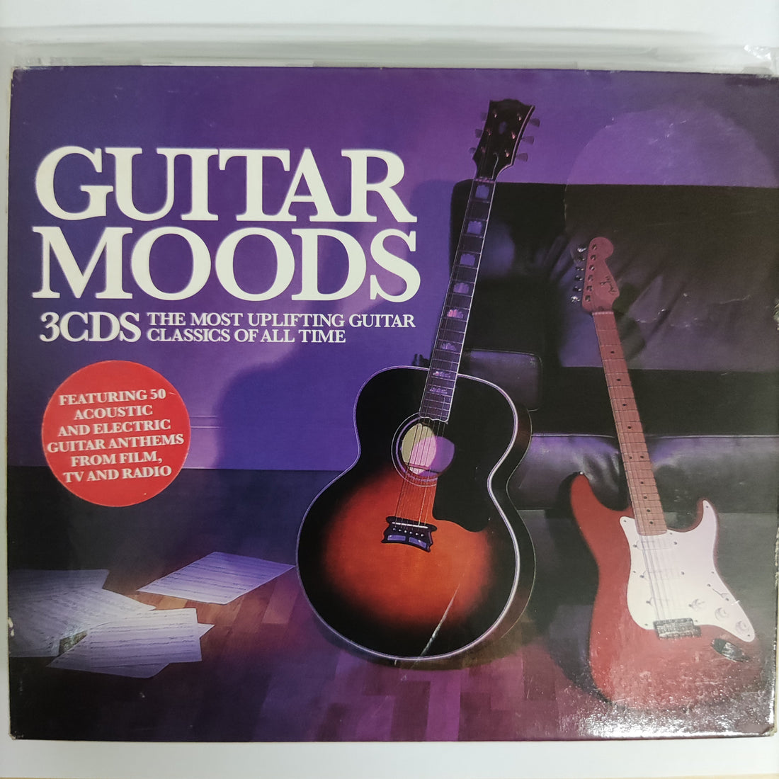 ซีดี Various - Guitar Mood The Most Uplifting Guitar Classics Of All Time CD NM 3CDs