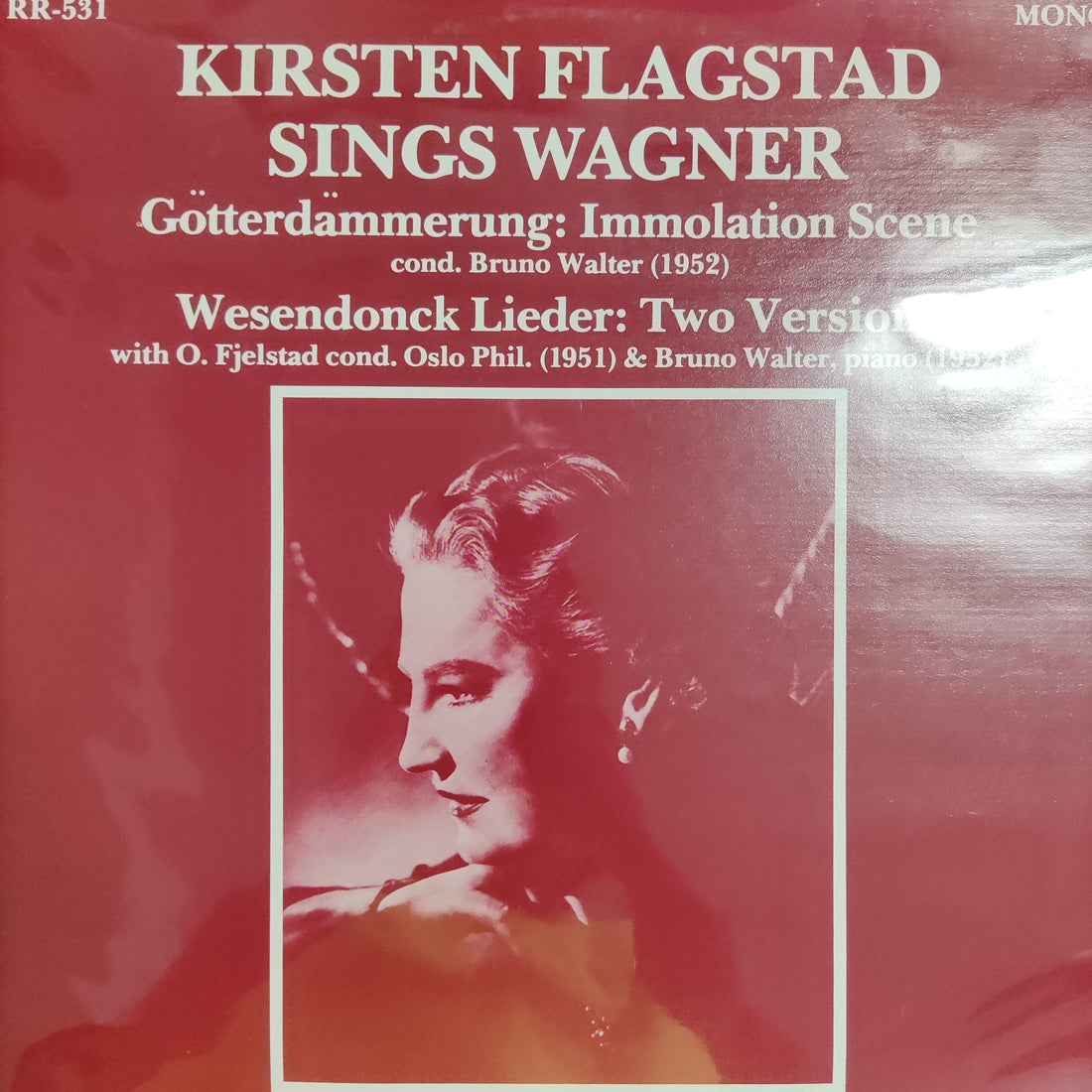 แผ่นเสียง Bruno Walter - KIRSTEN FLAGSTAD SINGS WAGNER / Gotterdammerung: Immolation Scene / Wesendonck Lieder: Two Versions Vinyl VG+