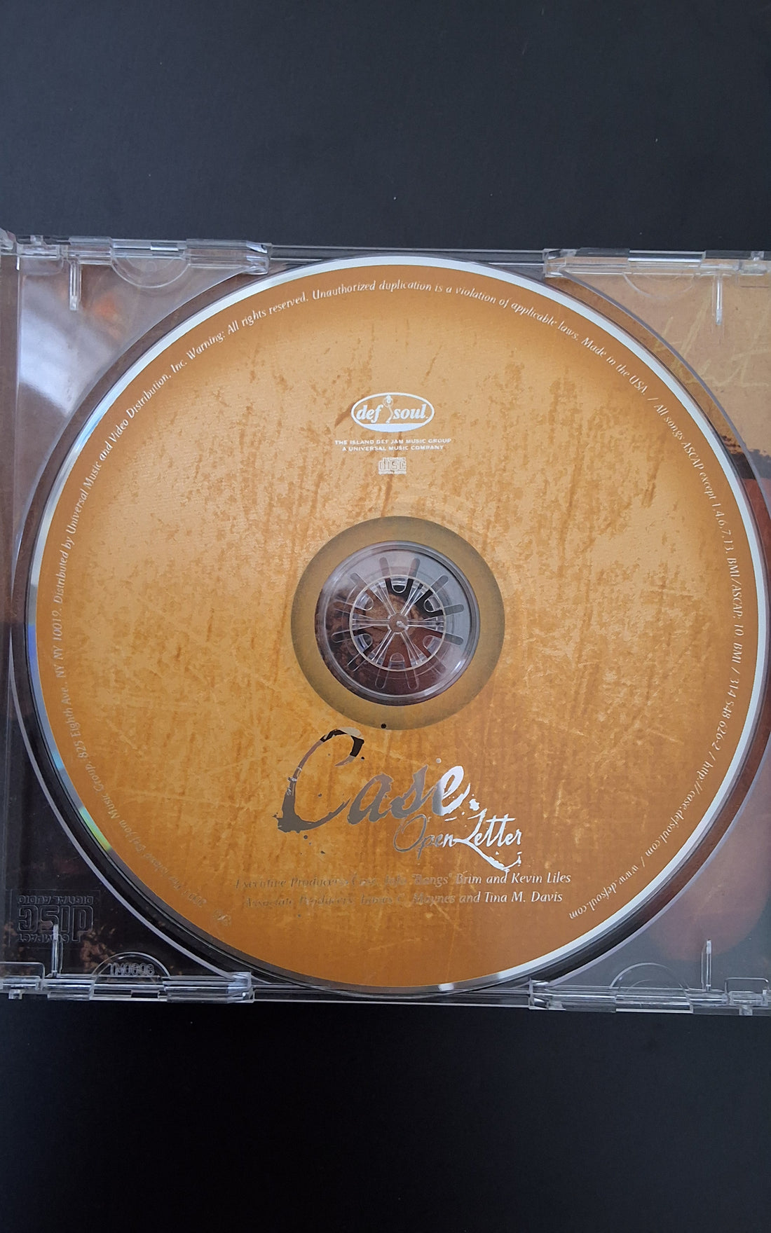 ซีดี Case - Open Letter CD VG+