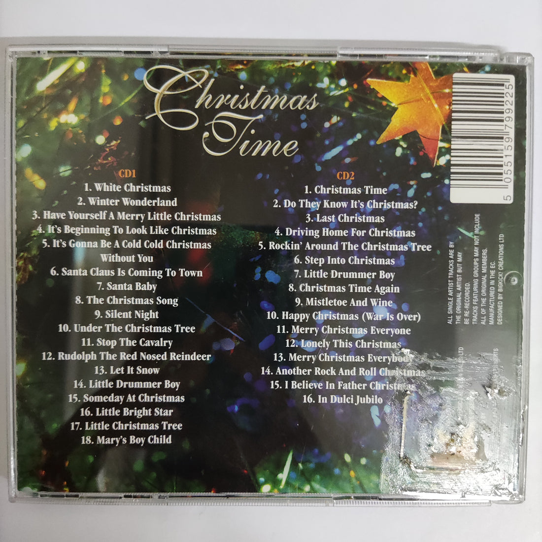 ซีดี Various - Christmas Time CD VG+ 2CDs