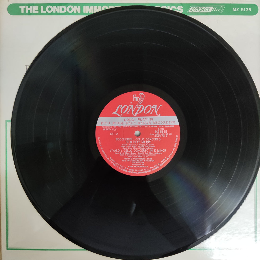 แผ่นเสียง Pierre Fournier - Cello Concerto In D Major Cello Concerto In B Flat Major Cello Concerto In E Minor Vinyl VG+