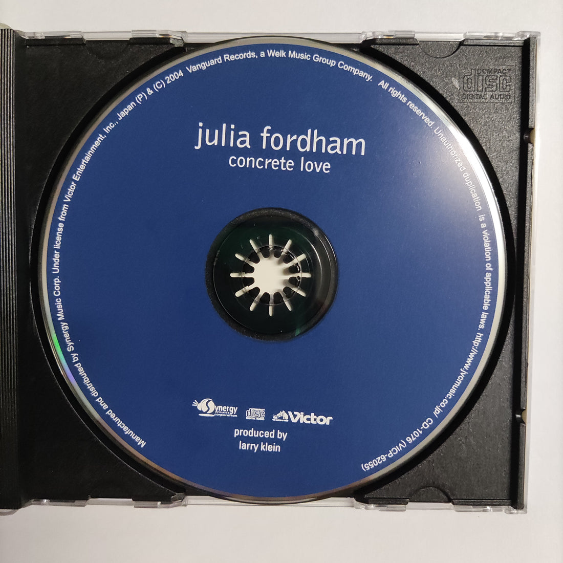 ซีดี julia fordham - Concrete Love CD VG+