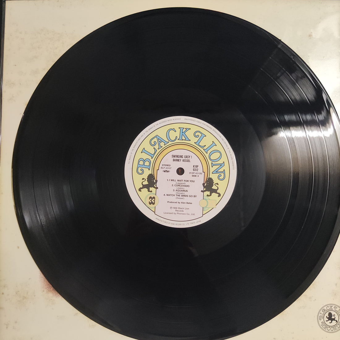 แผ่นเสียง Barney Kessel - Swinging Easy! Vinyl VG+