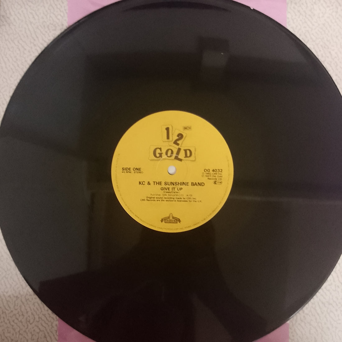 แผ่นเสียง KC & The Sunshine Band - Give It Up / You Said You'd Gimme Some More Vinyl VG+