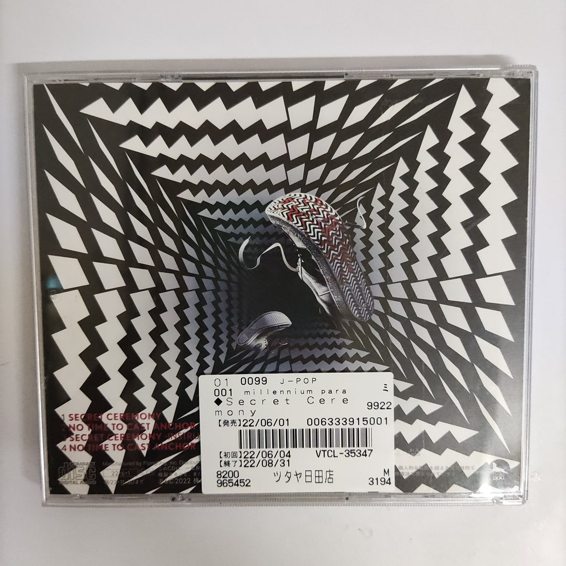 ซีดี Millennium Parade - Secret Ceremony No Time To Cast Anchor CD VG+