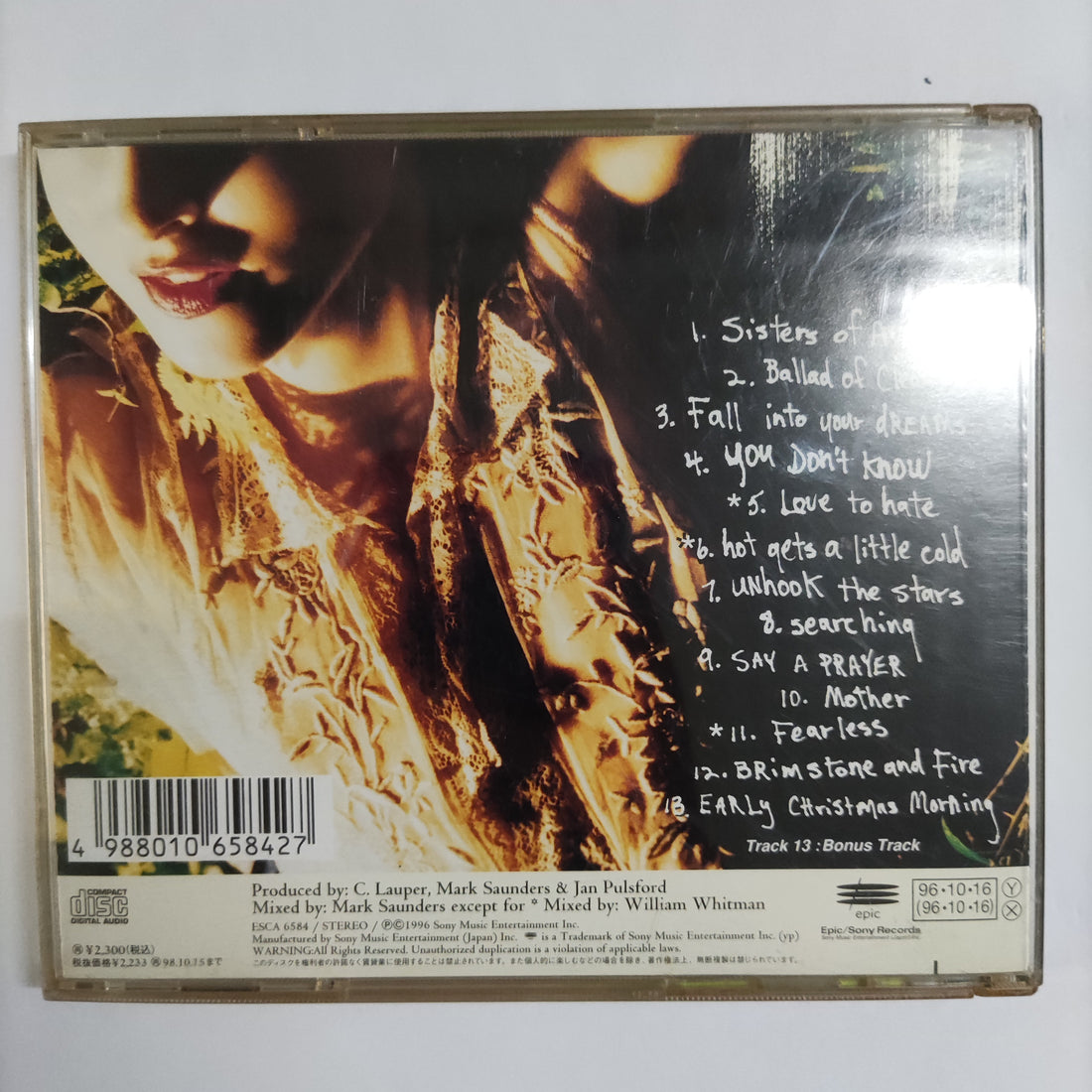 ซีดี Cyndi Lauper - Sisters Of Avalon CD VG+