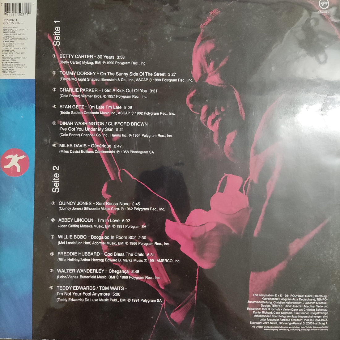 แผ่นเสียง Various - Tempo Jazz Edition Vol 6 Stayin' Cool - Swingin' Mellow Vinyl VG+