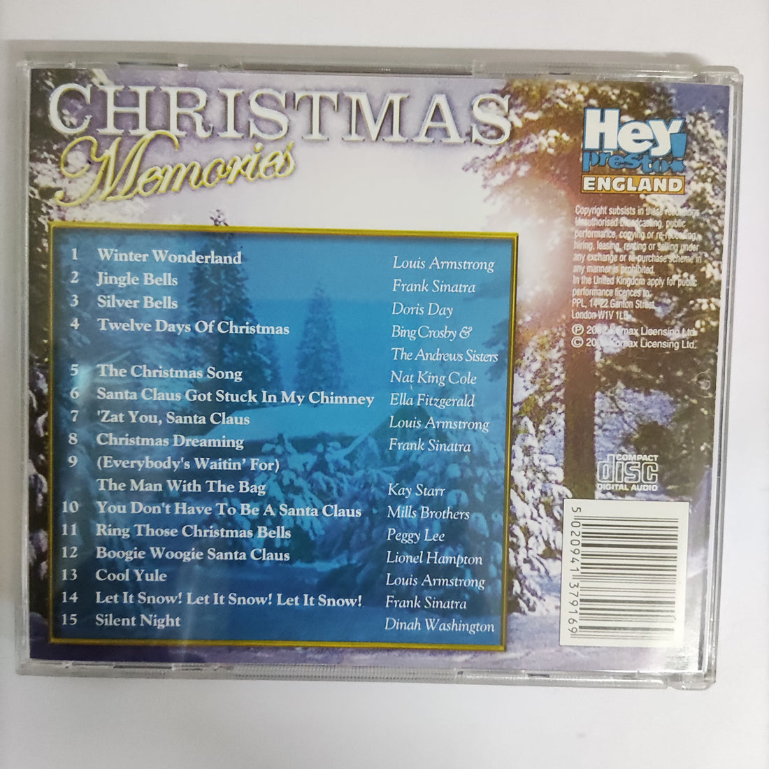 ซีดี Various - Christmas Memories CD VG+