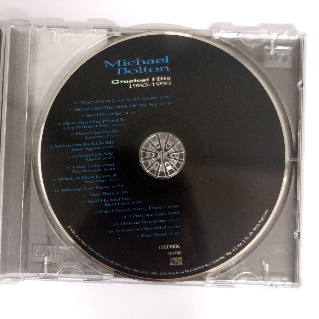 ซีดี Michael Bolton - Greatest Hits: 1985 - 1995 CD VG+