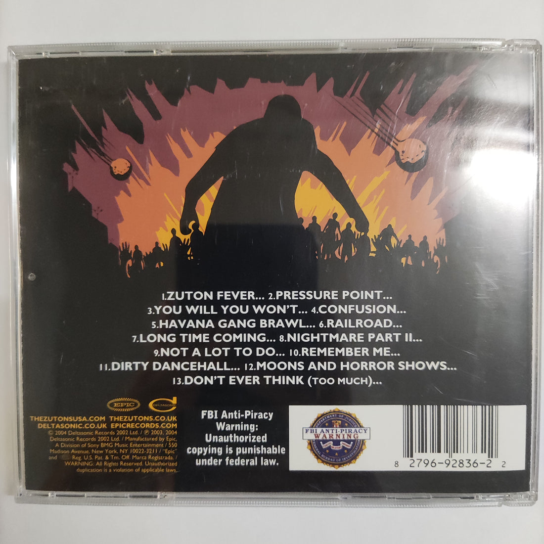 ซีดี The Zutons - Who Killed...... The Zutons CD NM or M-