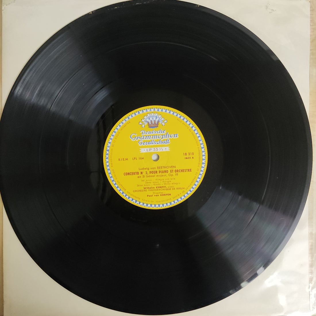แผ่นเสียง Beethoven - W.Kempff / Concertos Pour Piano Et Orchestre N 2 Et N 4 Vinyl VG