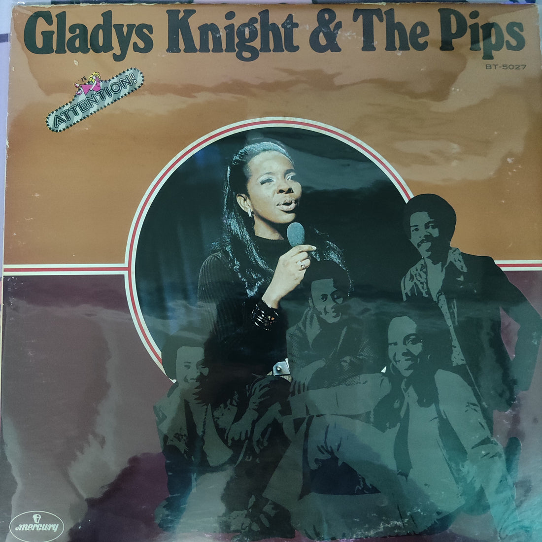 แผ่นเสียง Gladys Knight And The Pips - Attention! Vinyl VG+