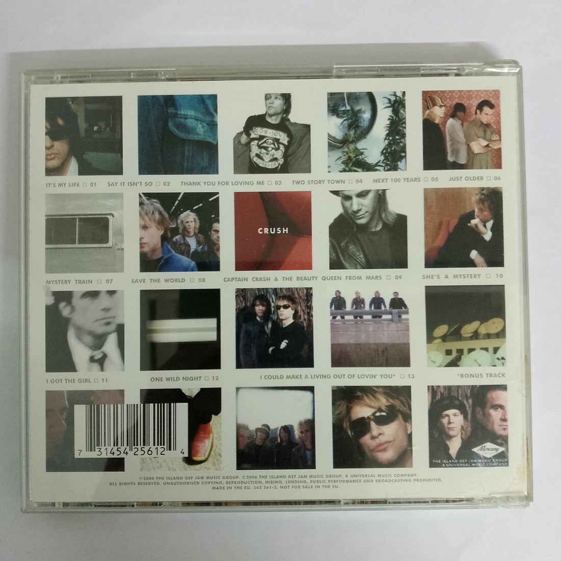 ซีดี Bon Jovi - Crush CD VG+
