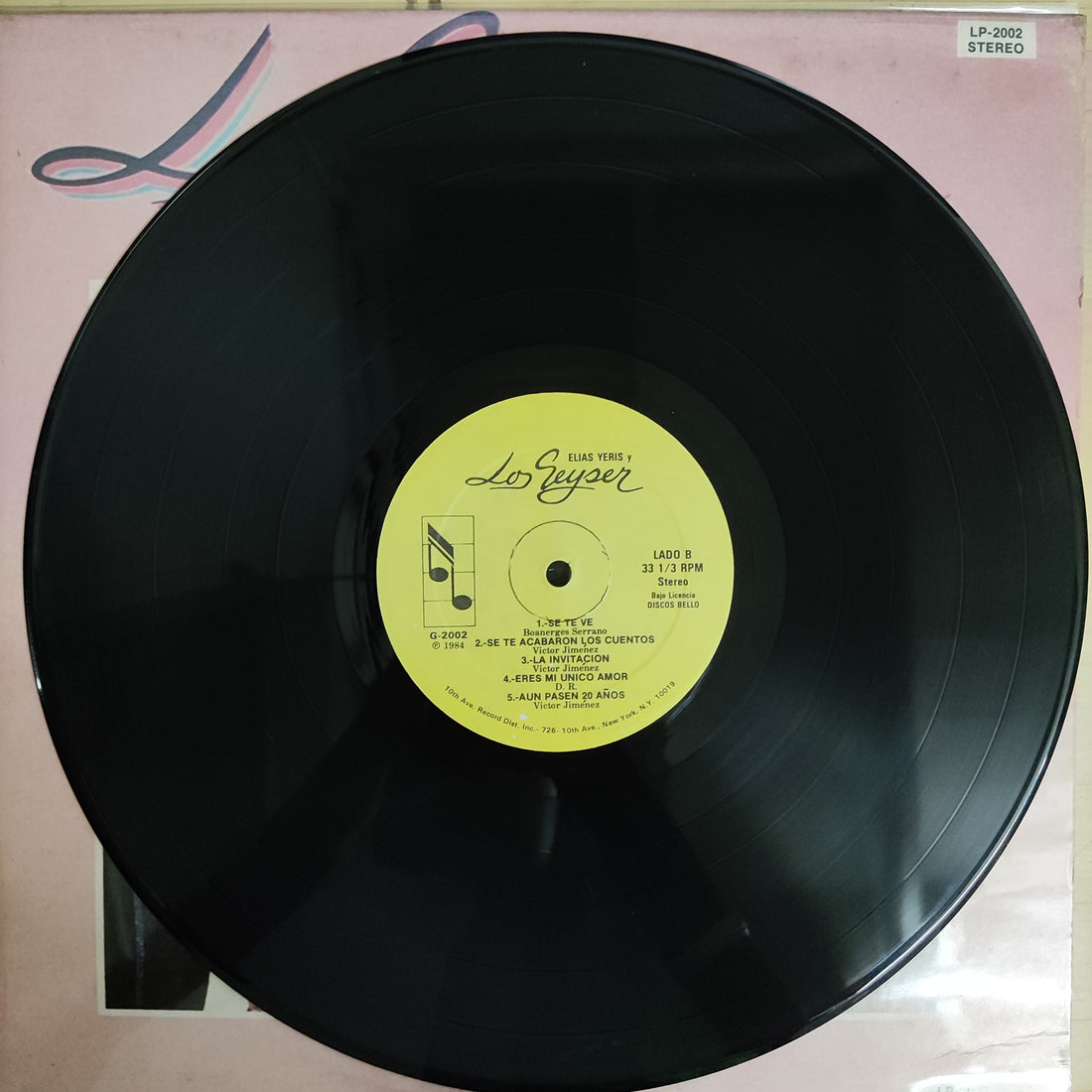 แผ่นเสียง Los Geyser - Elias Yeris Y Vinyl VG+