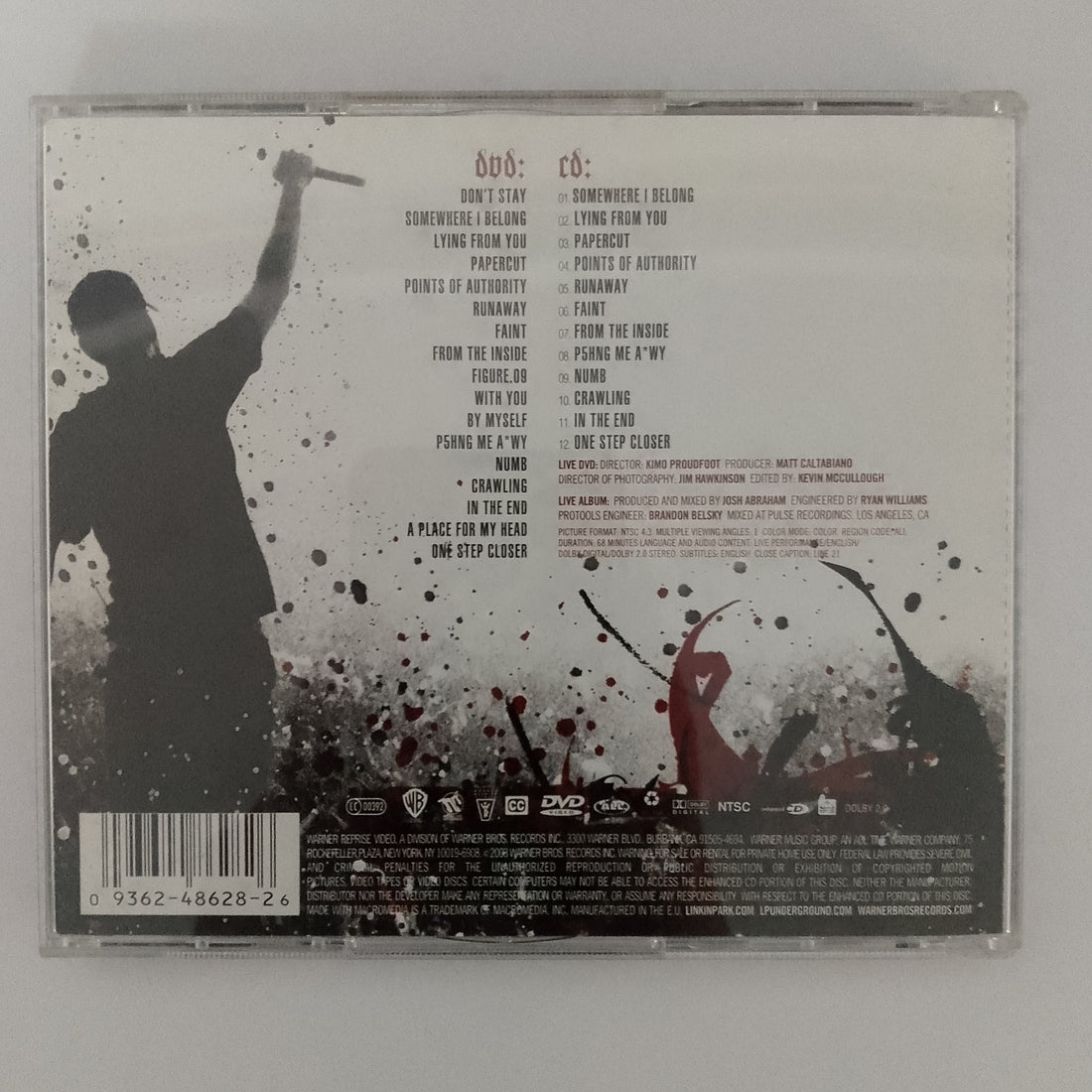 ซีดี Linkin Park - Live In Texas CD VG+ 1CD 1DVD
