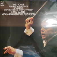 แผ่นเสียง Lorin Maazel / Vienna Philharmonic Orchestra / Beethoven - Symphony No.5 In C Minor / Schubert - Symphony No.8 In B Minor "Unfinished" Vinyl VG+