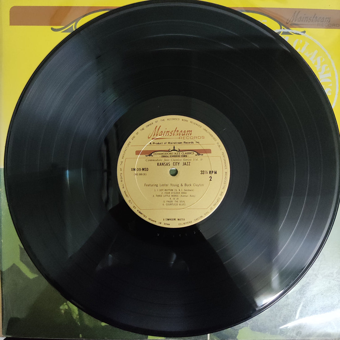 แผ่นเสียง Various - Kansas City Jazz Featuring Commodore Jazz Classics Vinyl VG+