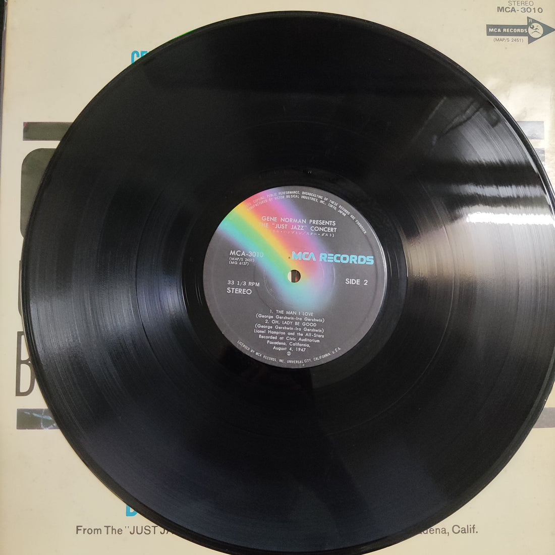 แผ่นเสียง Lionel Hampton All Stars - Gene Norman Presents The "Just Jazz" Concert Vinyl VG+