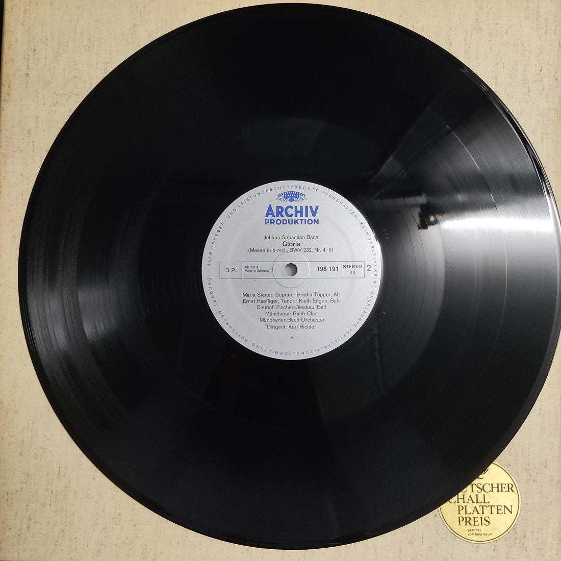 แผ่นเสียง Johann Sebastian Bach - Mass In B Minor Messa En Si Mineur BWV 2232 Vinyl VG+ 3LPs