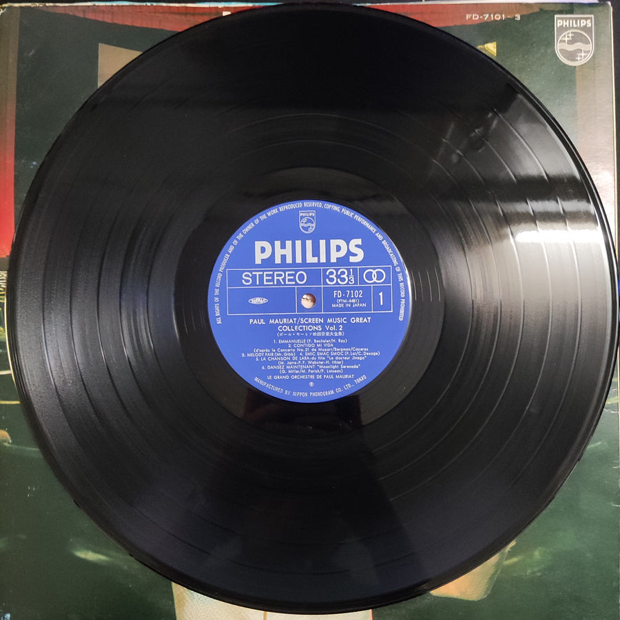 แผ่นเสียง Paul Mauriat - Screen Music Great Collections Vinyl VG+ 2LPs