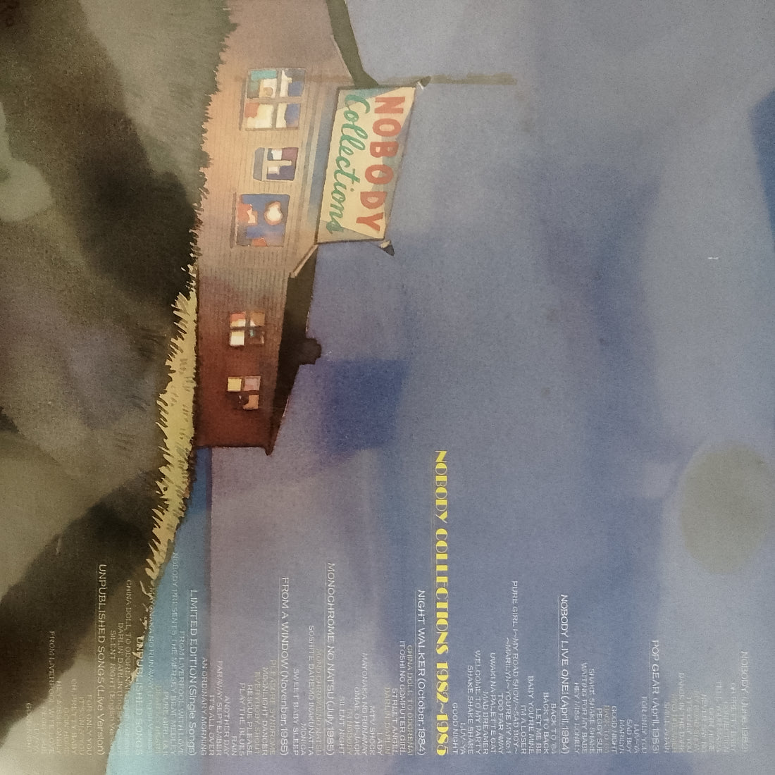 แผ่นเสียง Nobody - Nobody Collections 1982～1985 Vinyl VG+ 2LPs