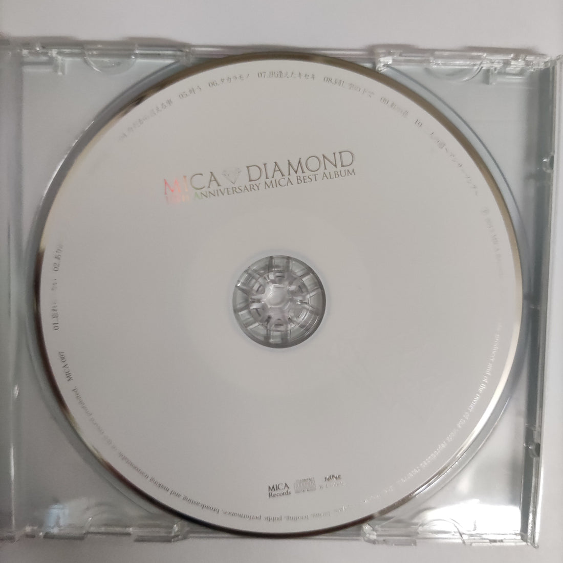 ซีดี Diamond 10Th Anniversary Mica Best Album CD VG
